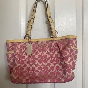 Pink Coach Bag